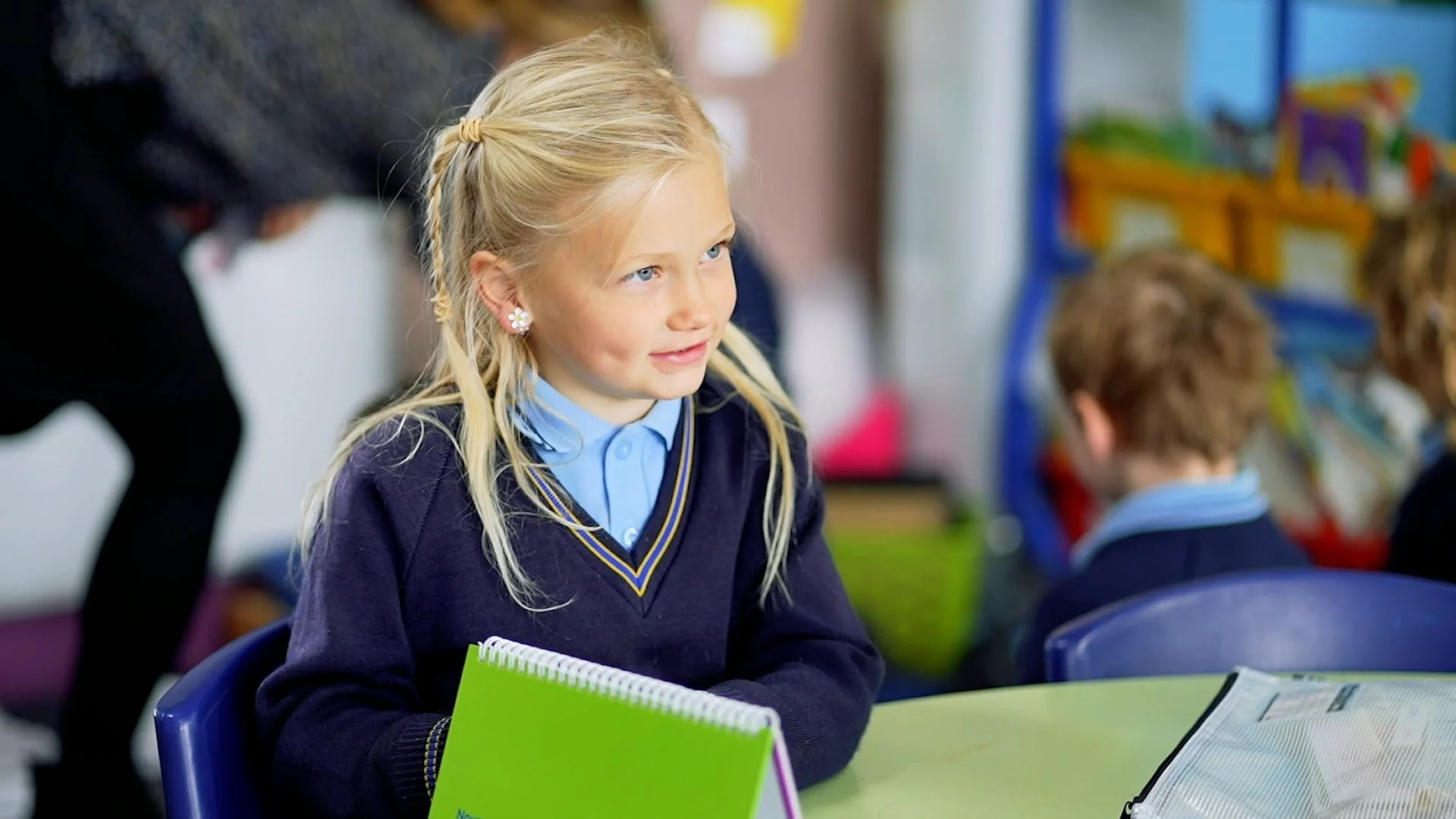 A student in class at St Brendan's Coragulac